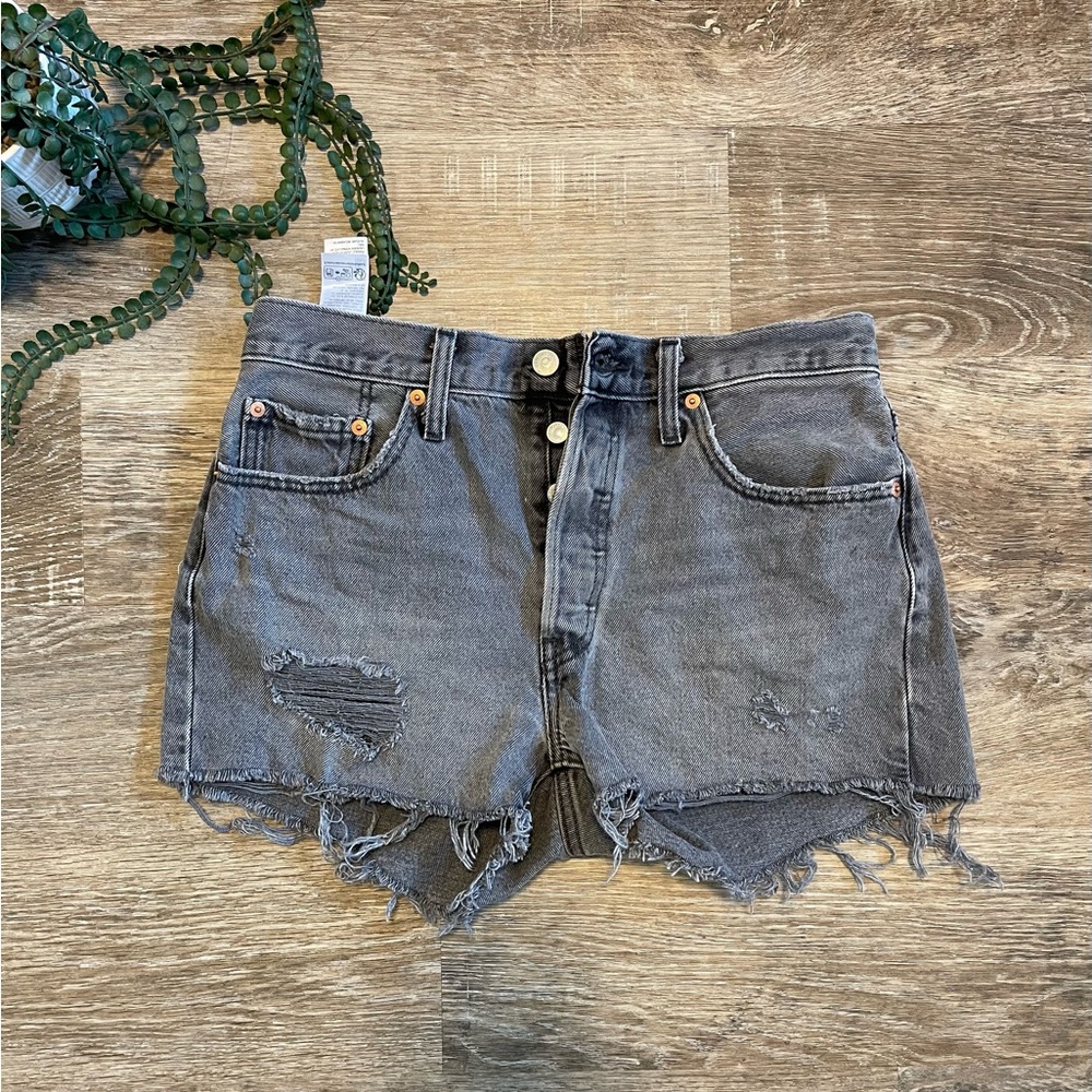 Levi’s Distressed Denim Shorts